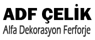 adf çelik alfa dekorasyon ferforje
